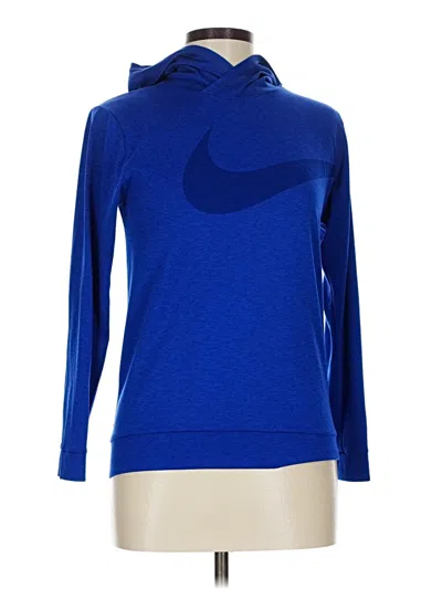Pre-owned Nike Fleece Jacket In Blue