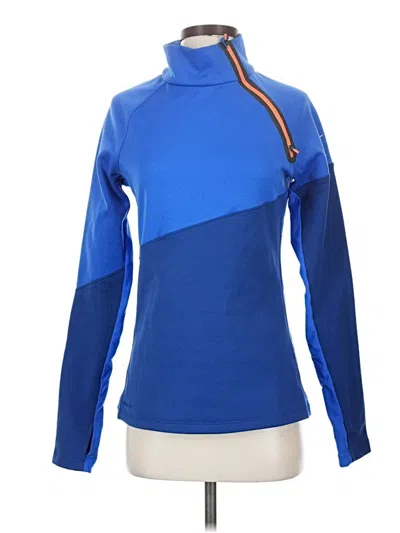 Pre-owned Nike Fleece Jacket In Blue