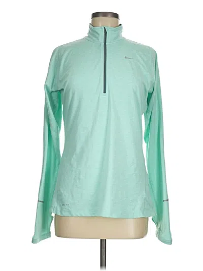 Pre-owned Nike Fleece Jacket In Blue