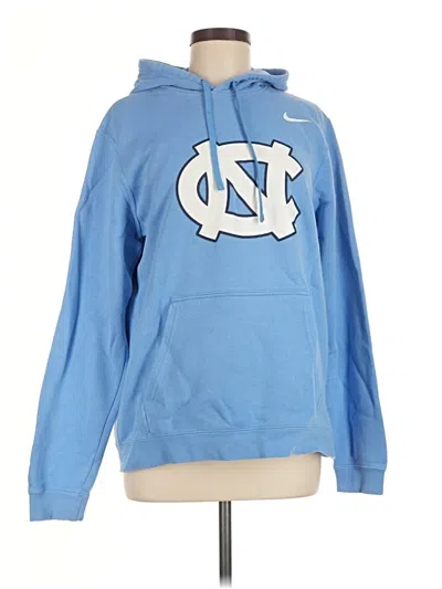 Pre-owned Nike Fleece Jacket In Blue