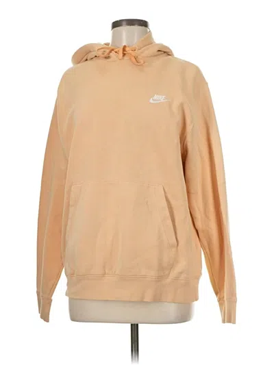 Pre-owned Nike Fleece Jacket In Brown