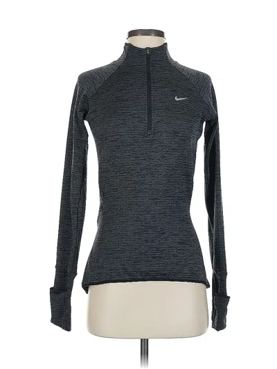 Pre-owned Nike Fleece Jacket In Gray