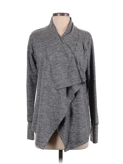 Pre-owned Nike Fleece Jacket In Gray