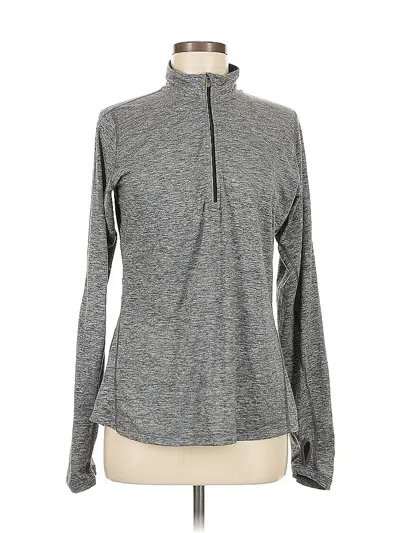 Pre-owned Nike Fleece Jacket In Gray