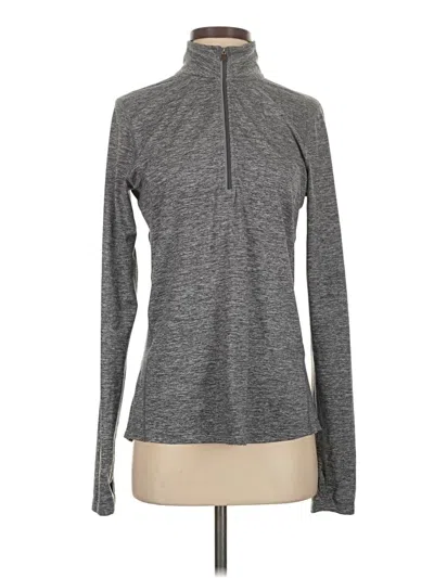 Pre-owned Nike Fleece Jacket In Gray