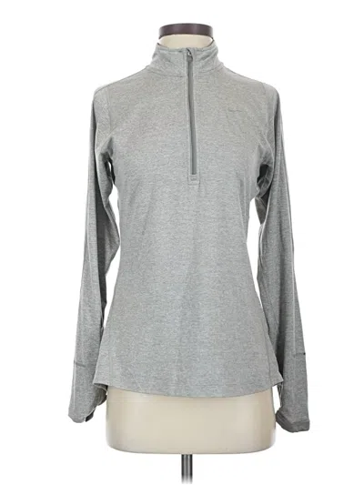 Pre-owned Nike Fleece Jacket In Gray