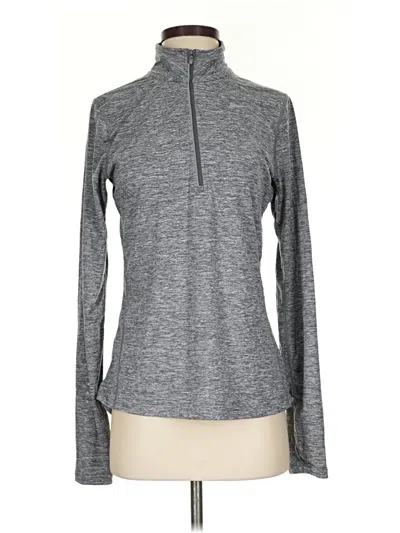Pre-owned Nike Fleece Jacket In Gray