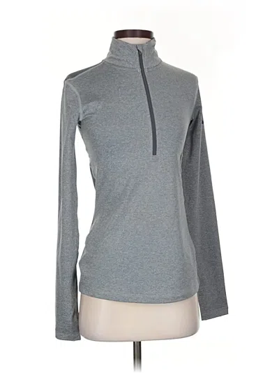 Pre-owned Nike Fleece Jacket In Gray