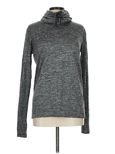Pre-owned Nike Fleece Jacket In Gray