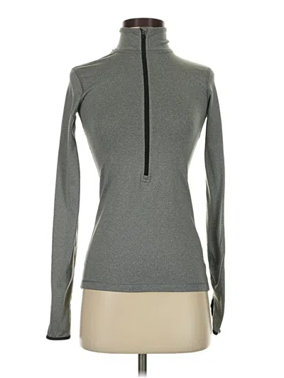 Pre-owned Nike Fleece Jacket In Gray