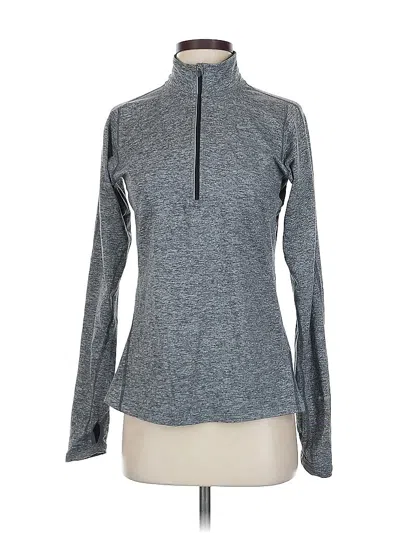 Pre-owned Nike Fleece Jacket In Gray