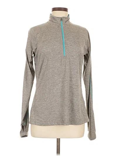 Pre-owned Nike Fleece Jacket In Gray