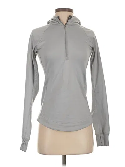 Pre-owned Nike Fleece Jacket In Gray