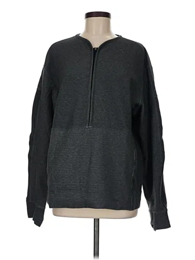 Pre-owned Nike Fleece Jacket In Gray