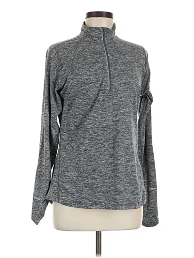 Pre-owned Nike Fleece Jacket In Gray