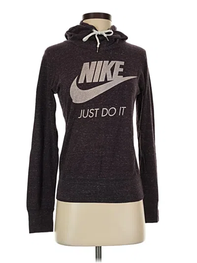 Pre-owned Nike Fleece Jacket In Gray