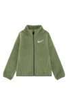 Nike Kids'  Fleece Jacket In Green