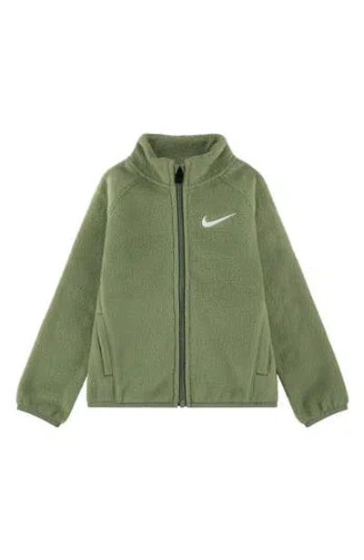 Nike Kids'  Fleece Jacket In Green