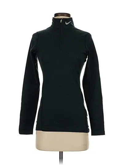 Pre-owned Nike Fleece Jacket In Green