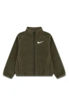 Nike Kids'  Fleece Jacket In Green