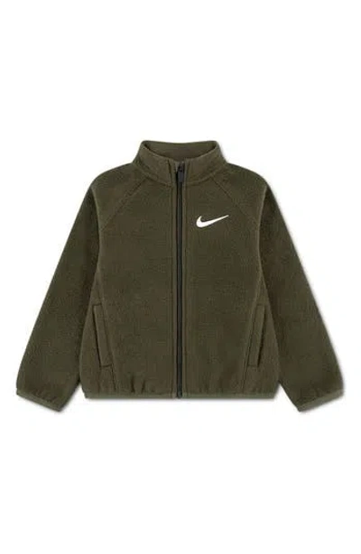 Nike Kids'  Fleece Jacket In Green