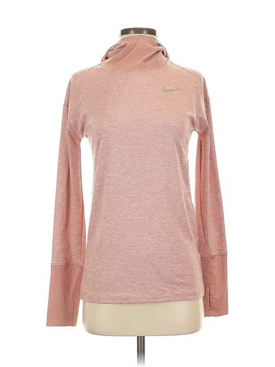 Pre-owned Nike Fleece Jacket In Pink