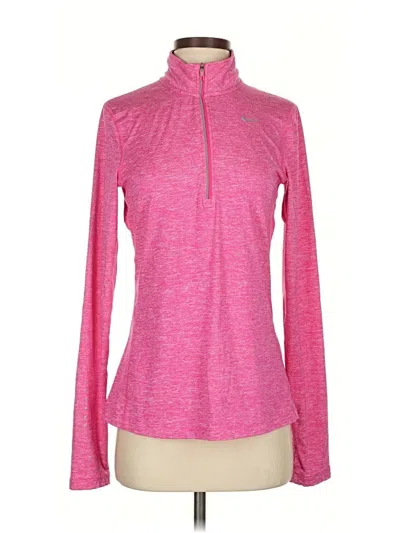 Pre-owned Nike Fleece Jacket In Pink