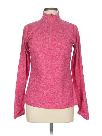 Pre-owned Nike Fleece Jacket In Pink
