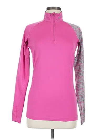 Pre-owned Nike Fleece Jacket In Pink