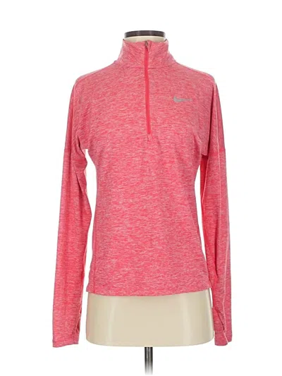 Pre-owned Nike Fleece Jacket In Pink