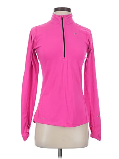 Pre-owned Nike Fleece Jacket In Pink