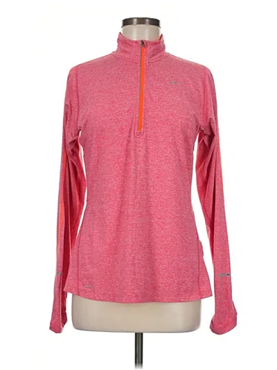 Pre-owned Nike Fleece Jacket In Pink