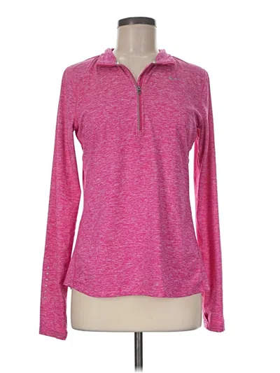 Pre-owned Nike Fleece Jacket In Pink
