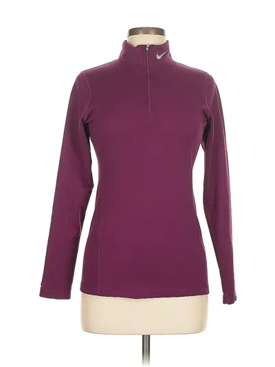 Pre-owned Nike Fleece Jacket In Purple