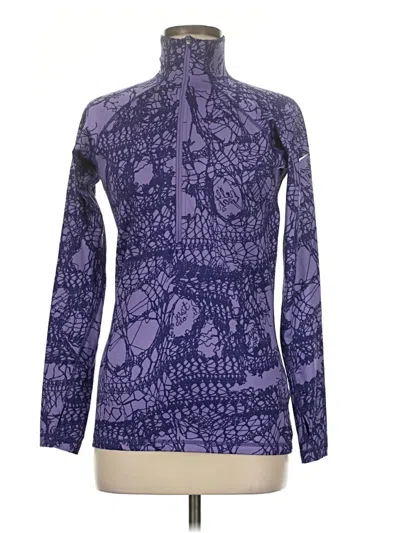 Pre-owned Nike Fleece Jacket In Purple