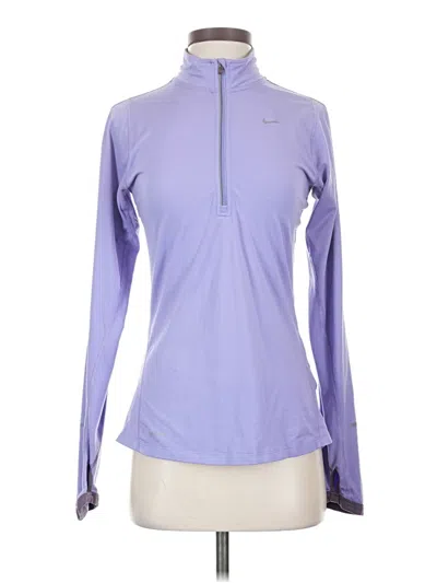 Pre-owned Nike Fleece Jacket In Purple
