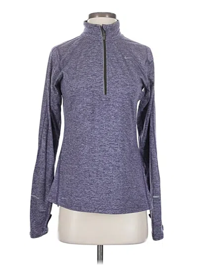 Pre-owned Nike Fleece Jacket In Purple