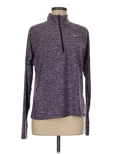 Pre-owned Nike Fleece Jacket In Purple
