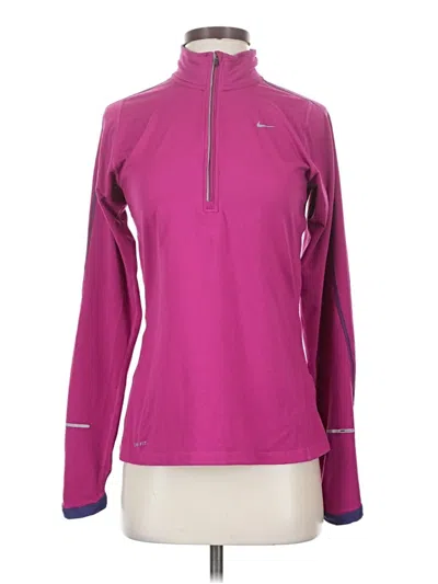 Pre-owned Nike Fleece Jacket In Purple