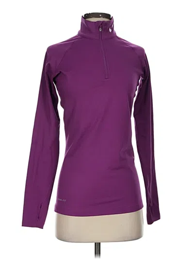 Pre-owned Nike Fleece Jacket In Purple