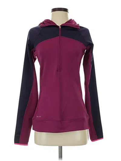Pre-owned Nike Fleece Jacket In Purple