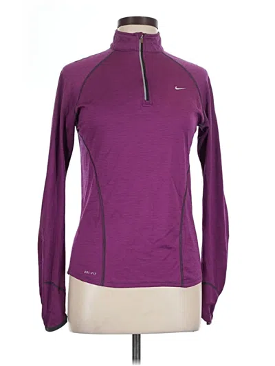 Pre-owned Nike Fleece Jacket In Purple
