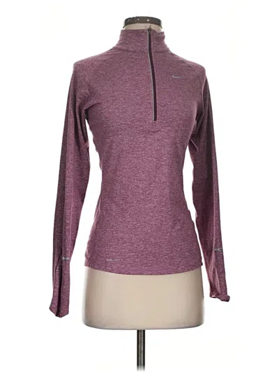 Pre-owned Nike Fleece Jacket In Purple