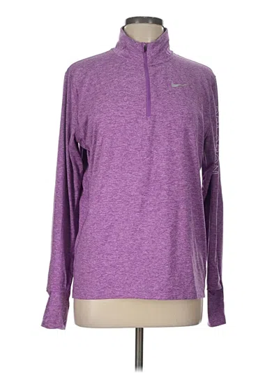 Pre-owned Nike Fleece Jacket In Purple
