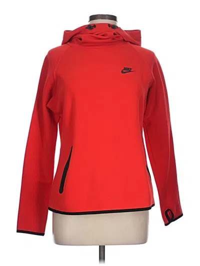 Pre-owned Nike Fleece Jacket In Red