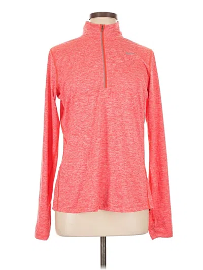 Pre-owned Nike Fleece Jacket In Red