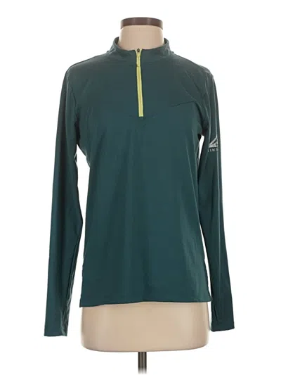 Pre-owned Nike Fleece Jacket In Teal