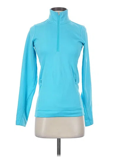 Pre-owned Nike Fleece Jacket In Teal