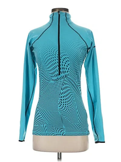 Pre-owned Nike Fleece Jacket In Teal