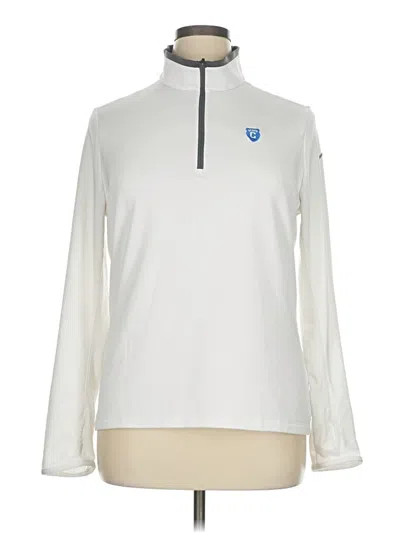 Pre-owned Nike Fleece Jacket In White